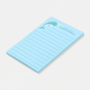 Narwhal Kind's Cute Whale Post-it® Notes