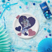 Narwhal-liefde Papieren Bordje (Feest)