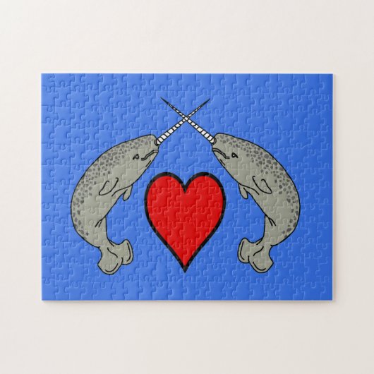 Narwhal Love Legpuzzel (Horizontaal)