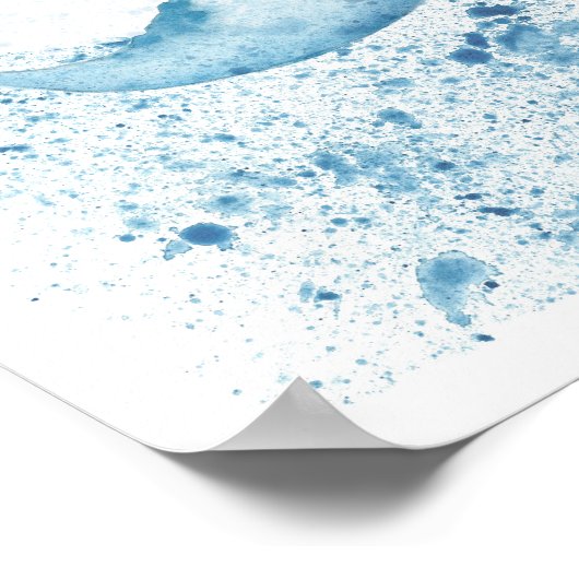 Narwhal magique - Impression d'art 12x12 (Coin)