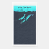 Narwhal onder het ijs servet (Voorkant)