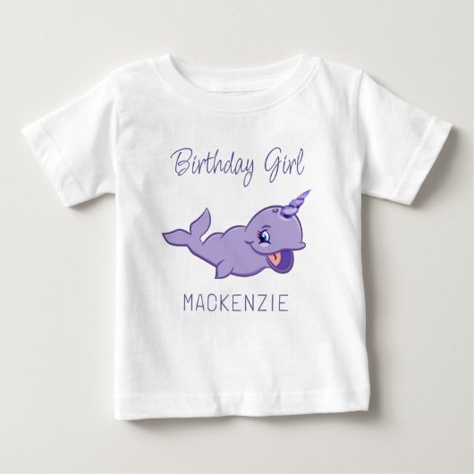 Narwhal Paars | Lavender Magical Zee Unicorn (Voorkant)