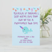 Narwhal persoonlijk kaart (Staand voorkant)