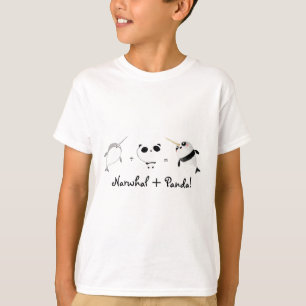 Narwhal plus Panda! T-shirt