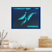 Narwhal Poster (Keuken)