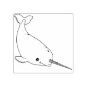 Narwhal Rubber Stamp Rubberstempel (Afrduk)