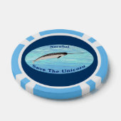 Narwhal - Save The Unicorn Poker Chips (Enkel)