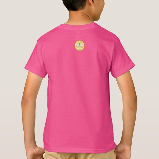 Narwhal serrant le T-shirt de l'enfant d'un garçon (Dos)