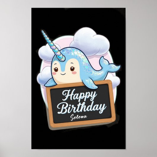 Narwhal tenant le tableau de bord (Devant)