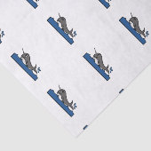 Narwhal Tissuepapier (Detail)