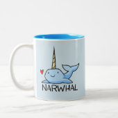 Narwhal Tweekleurige Koffiemok (Links)