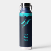 Narwhal Under The Ice Waterfles (Voorkant)