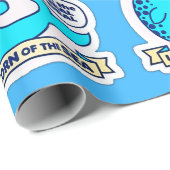 Narwhal Unicorn van het Zee Cadeaupapier (Rol Hoek)