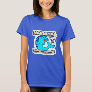 Narwhal Unicorn van het Zee T-shirt