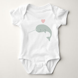 Narwhal Whale Romper