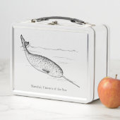 Narwhal Whale Unicorn van het Zee (In situ)