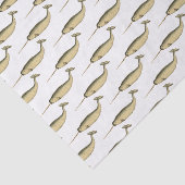 Narwhal Zee Unicorn Tekening #2 Tissuepapier (Detail)