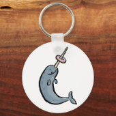 narwhale en donut sleutelhanger (Voorkant)