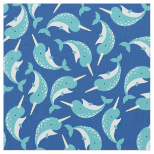 Narwhals Cute Kinder Baby Nursery Stof