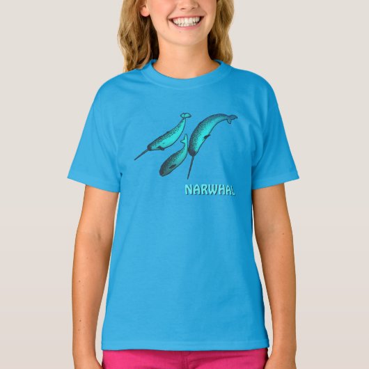 Narwhals T-shirt (Voorkant)
