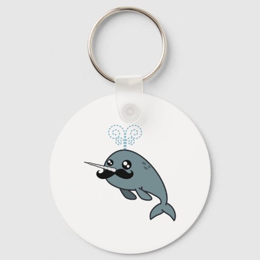 Narwhalstache Sleutelhanger (Voorkant)