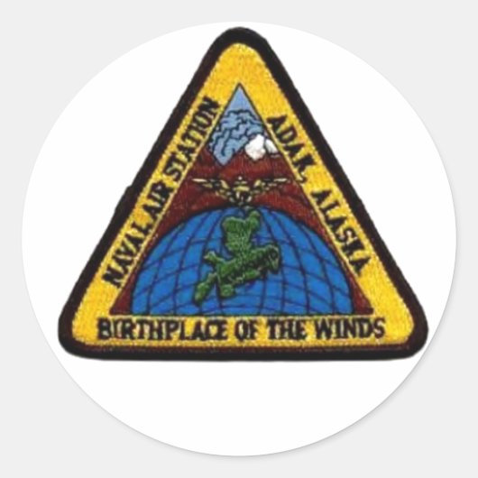 NAS Adak, Autocollant de l'Alaska "Lieu de naissan (Devant)