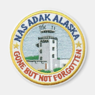 NAS Adak "Gone but not vergeten" Magnet Magneet