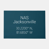 NAS Jacksonville Breedtegraad Lengtegraad Deurmat (Voorkant)