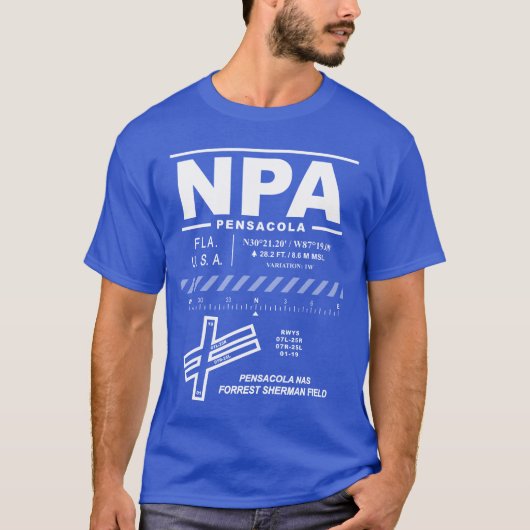 NAS Pensacola / Forrest Sherman Field NPA T-shirt (Devant)