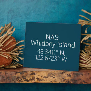 NAS Whidbey Island Latitude Longitude Fotoplaat