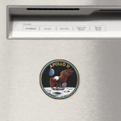 NASA Apollo 11 Moon Landing Lunar Patch Insignia Magneet (Insitu (Vaatwasser))