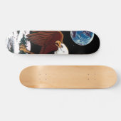 NASA Apollo 11 Moon Landing Lunar Patch Insignia Skateboard (Horizontaal)