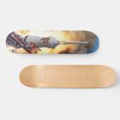 NASA Apollo 11 Moon Landing Rocket Launch Skateboard (Horizontaal)