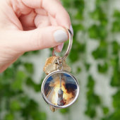 NASA Apollo 11 Moon Landing Rocket Launch Sleutelhanger (Hand)