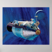 NASA Apollo 15 het Kunstwerk van de Module van de Poster (Voorkant)