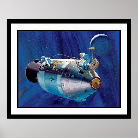 NASA Apollo 15 het Kunstwerk van de Module van de  Poster (Voorkant)