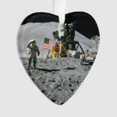 Nasa Apollo 15 Lunar Module Moon Landing 1971 Ornament (voorkant)