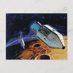 NASA Apollo 15-subsatelliet Maanolbaatarwerk Briefkaart