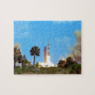 NASA Apollo 16 Saturn V-raketlancering Legpuzzel