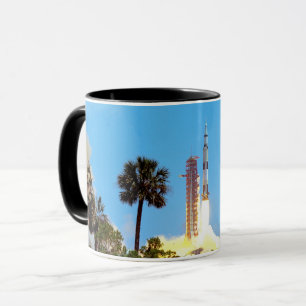 NASA Apollo 16 Saturn V-raketlancering Mok
