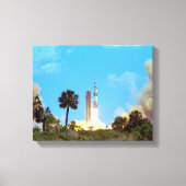 NASA Apollo 16 Saturn V Rocket Launch Canvas Afdruk (Voorkant)