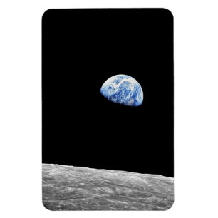 NASA Apollo 8 Earthrise Maan Baanovliefoto Magneet