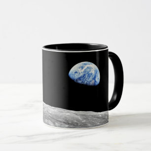 NASA Apollo 8 Earthrise Maan Maanolbaafoto Mok