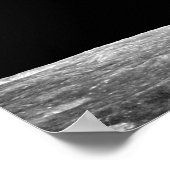 NASA Apollo 8 Earthrise Moon Lunar Orbit Foto Poster (Hoek)