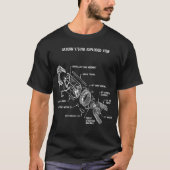 NASA Apollo Saturn V Explode Uitzicht Schematisch T-shirt (Voorkant)