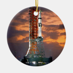 NASA Apollo Soyuz-draagraket Sunrise Lanceerplatfo Keramisch Ornament