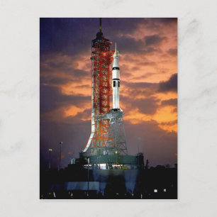 NASA Apollo Soyuz-lanceervoertuig zonsopgang lance Briefkaart