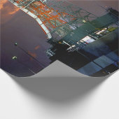 NASA Apollo Soyuz Start Sunrise Launchpad Cadeaupapier (Hoek)