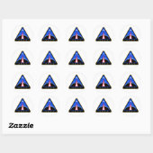 NASA Ares-raket Logo Ronde Sticker (Vel)