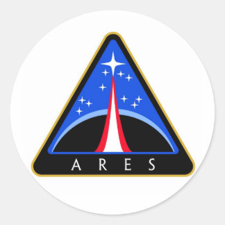 NASA Ares-raket Logo Ronde Sticker